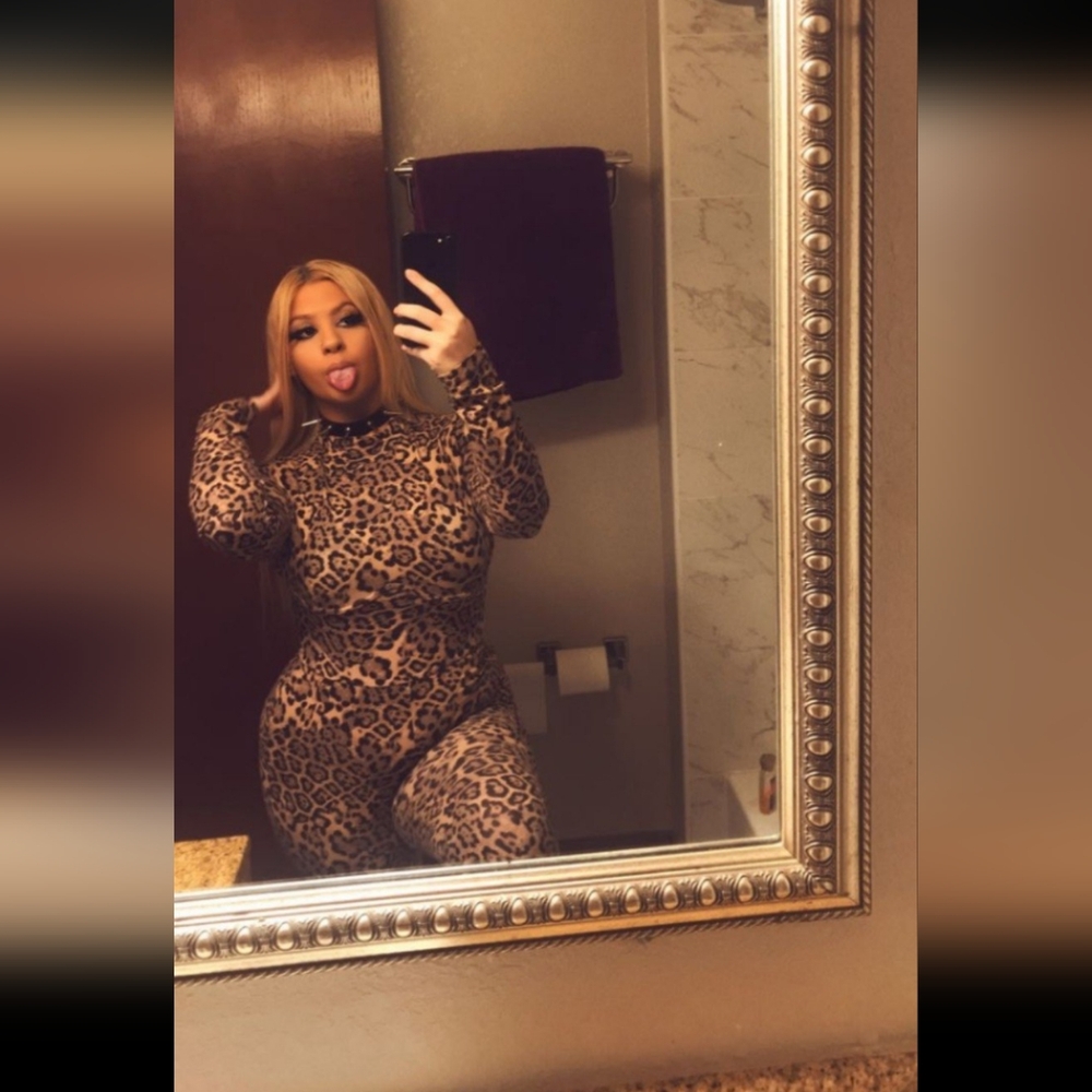 Cheetah print jumpsuit